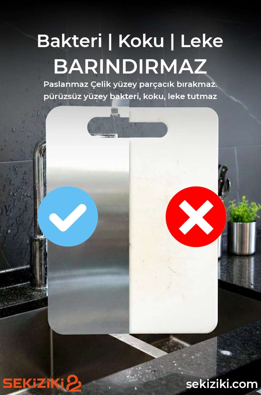 Çelik kesme tahtası