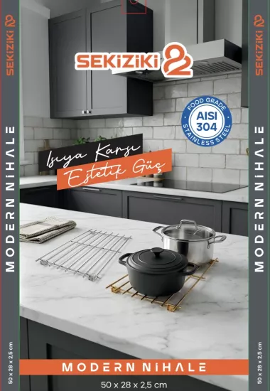 Paslanmaz Çelik Modern Nihale-Dayanıklı-Sağlam